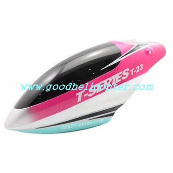 mjx-t-series-t23-t623 helicopter parts head cover (pink color)